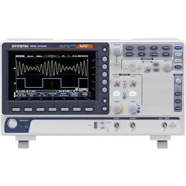 Instek GDS-1202B, 200MHz, 2 Channel Digital Storage Oscilloscope