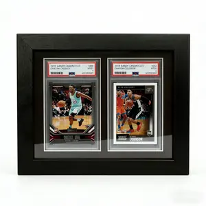 Graded Card Display Frame–Compatible with PSA, CGC, and TAG Slabs–Wall-Mount Trading Card Display Case for Sports Cards, Pokémon, and MTG