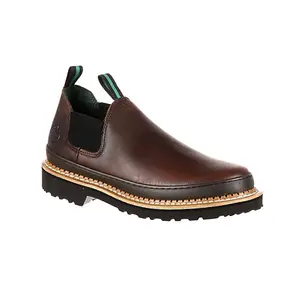 Georgia Boot Men's Giant Romeo EH Steel Toe Work Shoes, Color: Brown