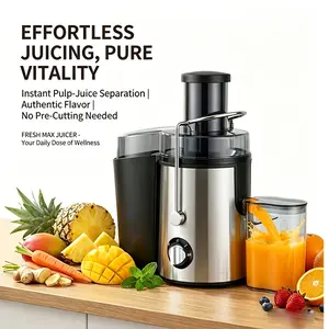 Multi functional juicer, large capacity household and commercial juicer, fruit juicer, vegetable juicer, high-power fast juicer, easy to clean