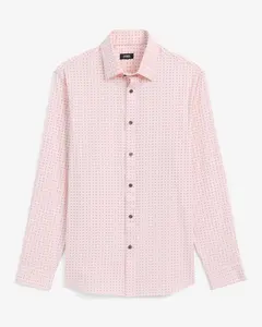 Express Slim Tile Dots Wrinkle-Resistant Everyday Performance Dress Shirt