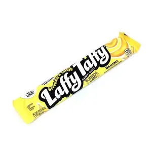 Laffy Taffy - Banana Flavor - Stretchy and Tangy - Sweet Snack Bite Candies Chewy laffy taffy fruity candy Bonbon