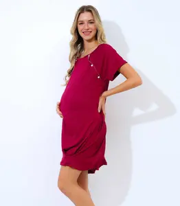Alina Mae Maternity Delivery Gown - Cloud-Like Soft Hospital Patient Gown for Pregnancy
