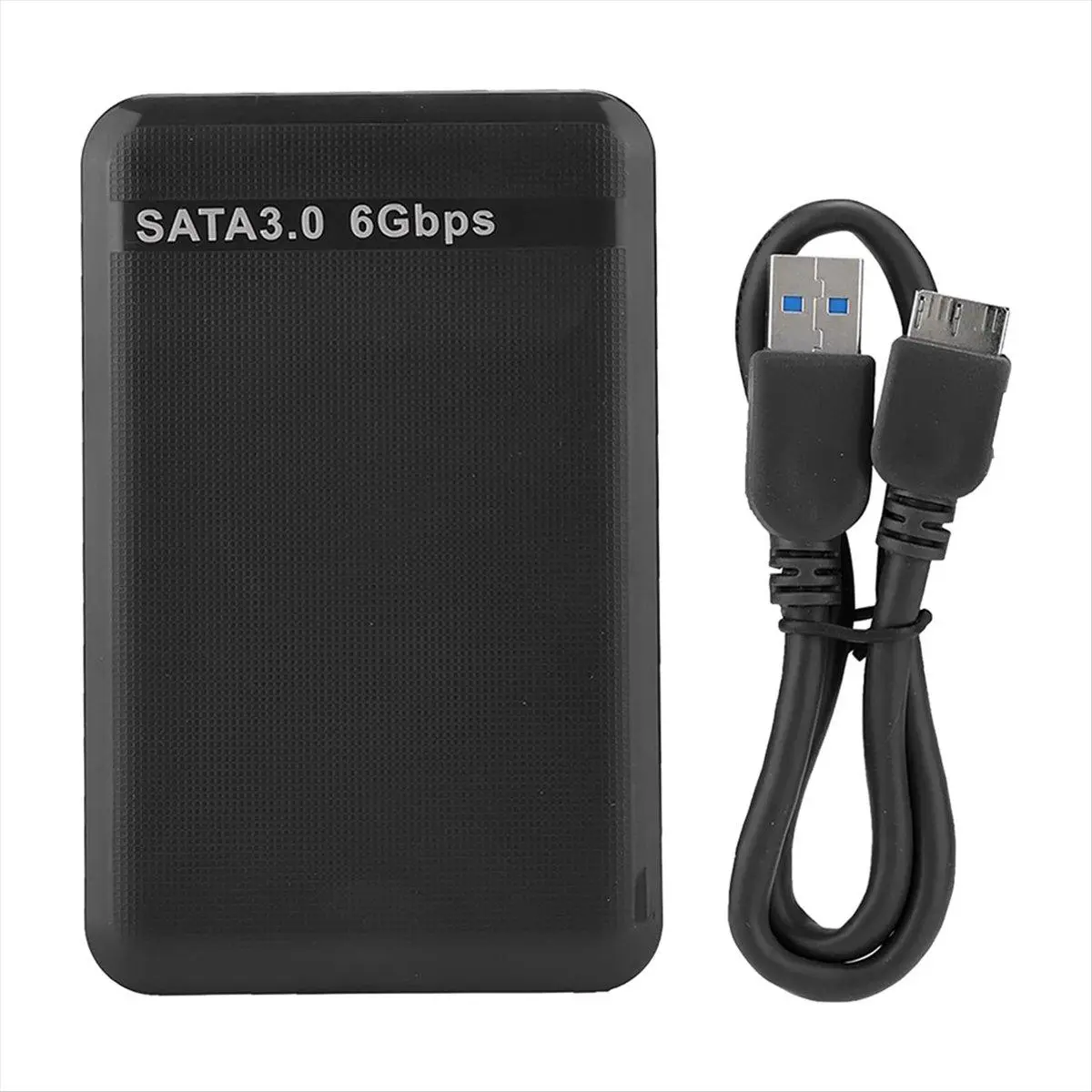 2.5 Inch USB3.0 SATA3.0 Fast Transfer Data Storage Hard Disk Enclosure, 6Gbps High Speed, Plug-and-Play, Supports 3TB UASP (Car Exterior Decoration Accessory)