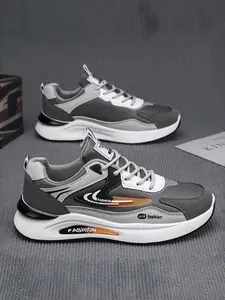 Men's Breathable Mesh Sport Shoes, Comfortable Soft Sole Casual Sneakers, Anti-Slip Trendy All-Purpose Board Shoes, Breathable Sports Sneakers