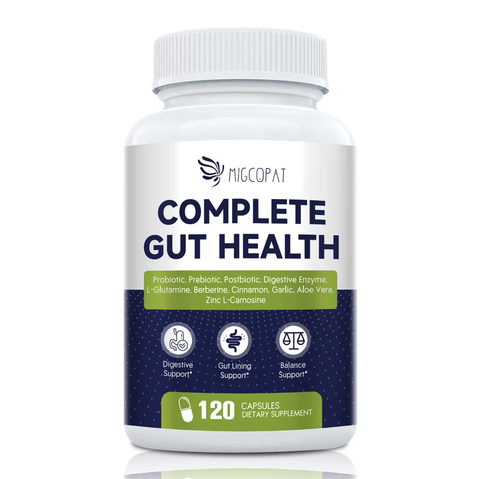 Probiotics with Prebiotics, Postbiotics & Digestive Enzymes–80 Billion CFU for Complete Gut Support | Relieves Bloating & Mealtime Discomfort | With Berberine, Cinnamon & L-Glutamine | Physician-Formulated Digestive Health Supplement,#Summervibes
