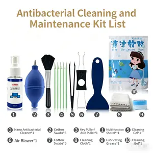 AAZZ AKC80 Antibacterial Cleaning andMaintenance Kit List