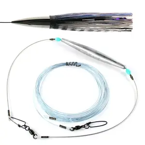 Epic Fishing Co Axis Wahoo Lure Kit - Stainless Steel with Trolling Weight - High Speed