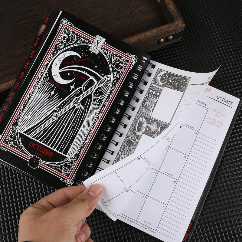 Roman Compass Style Diary Book, Detailed Daily Progress Tracking Notebook, Effective Time Management Planning Tool, Travel Diary Notebook