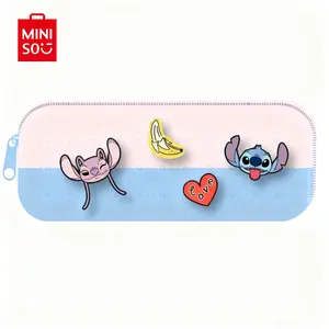 【Holiday Gift】Disney Lilo & Stitch Series - Hole Pen Case (Stitch & Angel), Cute IP Design + Hole Structure, Perfect for DIY Adorable Stationery Storage Scenes, Fits Daily Pen, Suitable for Fans Collection & Students Use, Holiday & Holiday Haul