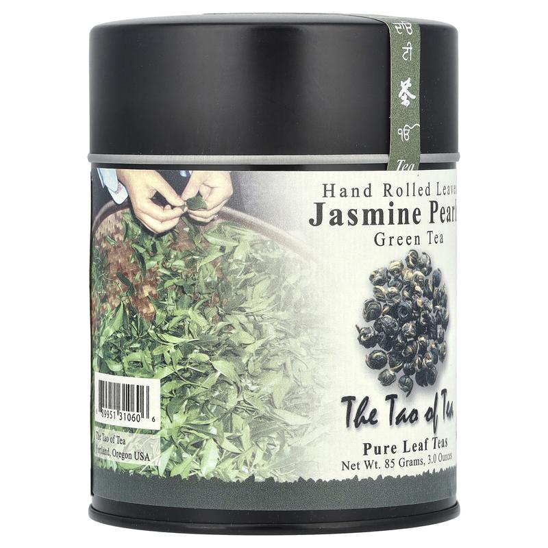 The Tao of Tea Hand Rolled Leaves, Green Tea, Jasmine Pearls, 3 oz (85 g)