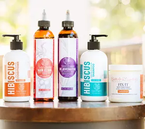 ButterMEssentials 'Grow It' Set for Kinky, Coily, Curly Hair Growth (Steps 1 -5)