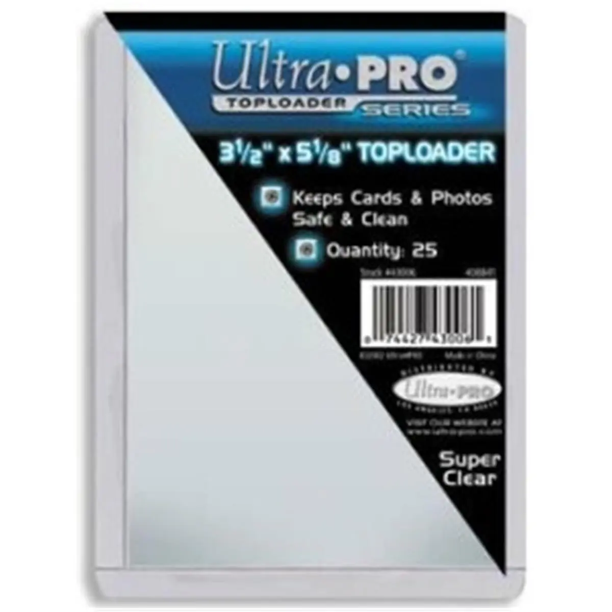 212 MAIN Transparent Trading Card Toploader, 3.5"x5.125" Size, 25 per Pack - Toploader Cards for Storage, Trading Card Toploaders