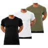 STREVATE Men's Raglan Sleeve Tee, Athletic Tapered Fit, Arm-Enhancing Sleeves, Menswear Wrinkle-Resistant Stretch Fabric Gym Workout T-Shirt Fitness Running Tops