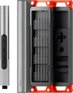 SNAPBLOQ D-A03 Electric Mini Drill Pen with 20 Bits, Brushless , 3-Speed USB-C Rechargeable Electric Hand Drill, Power Tool for PCB,  Making, , Plastic, DIY, 3D Printer