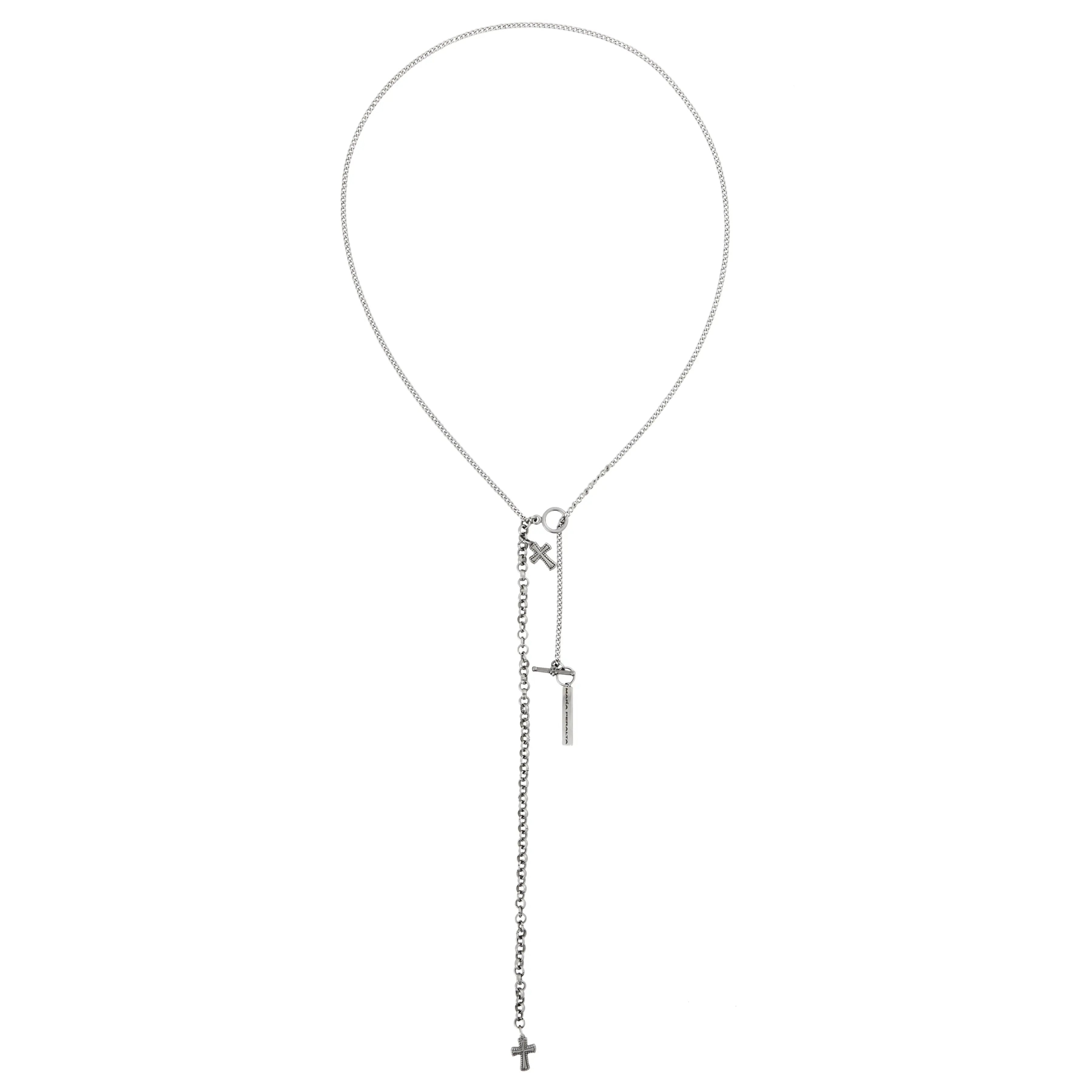Lariat Cross Necklace