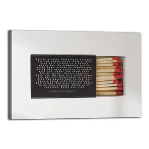 Kitchen Matchbox Artwork Wall Decor Art,Canvas Poster, Artistic Poster for Bathroom, Bedroom, Kitchen and Living Room, and A Funny Decor For Home