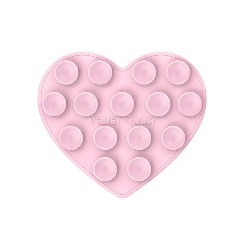Velvet Caviar Strawberry Milk Heart MagSafe MightyGrip Phone Holder Stick - Magsafe Compatible, High Suction, Glass-Flat Hold, Content Creators’ iPhone Accessory, Magnetic Mobile Mount