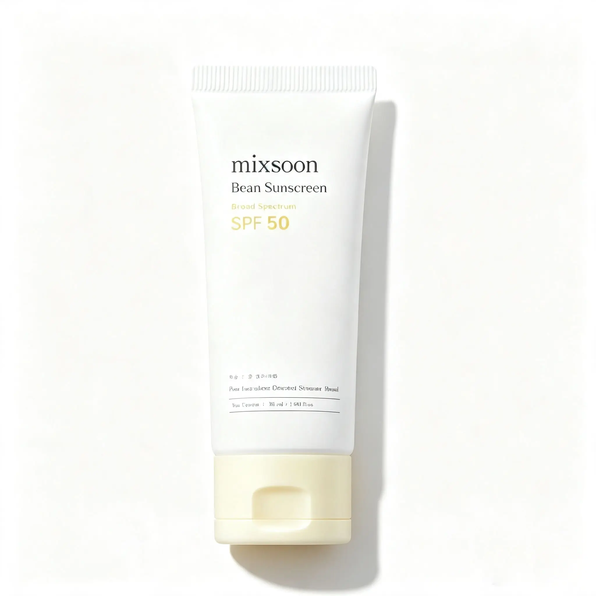 Airy Bean Hydrating Sunscreen SPF50+ PA++++ 1.69 fl oz | Lightweight Korean Facial Sunscreen | Makeup-Friendly Daily UV Care | No White Cast Finish