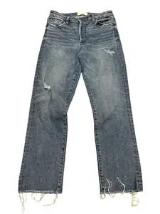 Jeans Straight By Evereve In Blue Denim, Size:6