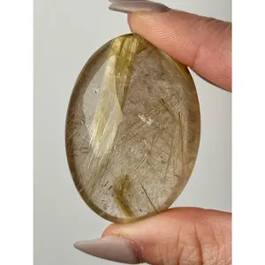Gold Rutile Palmstone - #5
