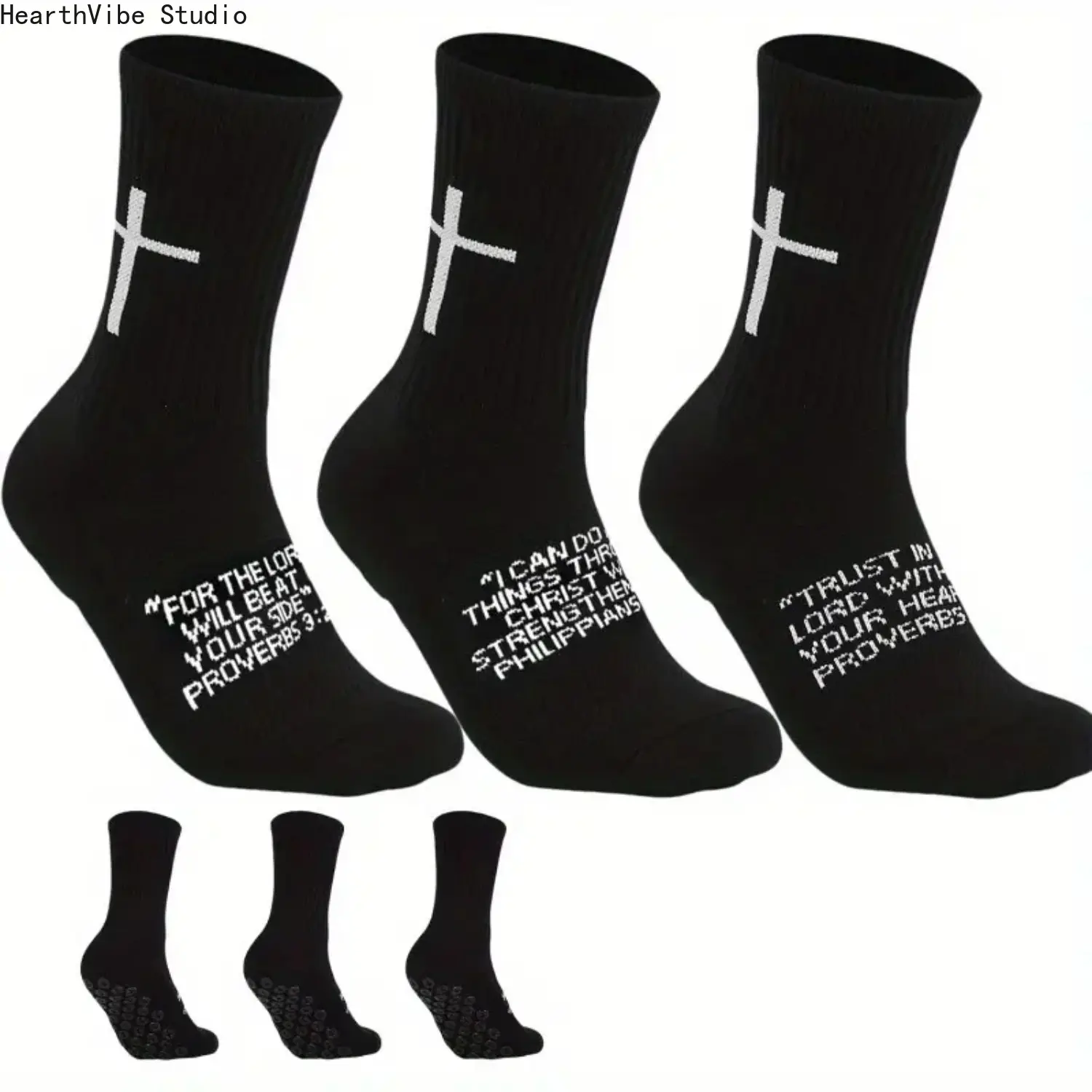 2026 Women's 5 Pairs New Cross-Clip Grip Socks, Comfortable Non-Slip Socks for Soccer, Basketball, Christian Use, Socks For Women, Grip Socks For Soccer