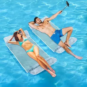 Inflatable Swimming Pool Floating Row, Multi-Purpose Water Cushion Saddle Chair, Adult Floating Bed for Leisure, Inflatable Pool Lounge