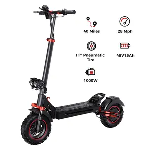 【High-end】All Terrain Electric Scooter, 1000W/500W Violent Motor,28/25MPH Fast 40Mile/28Mile/20 Mile Range,3 Seconds Folding,330LBs Load Capacity,Dual Shock Absorption,Foldable Off-Road E-Scooter