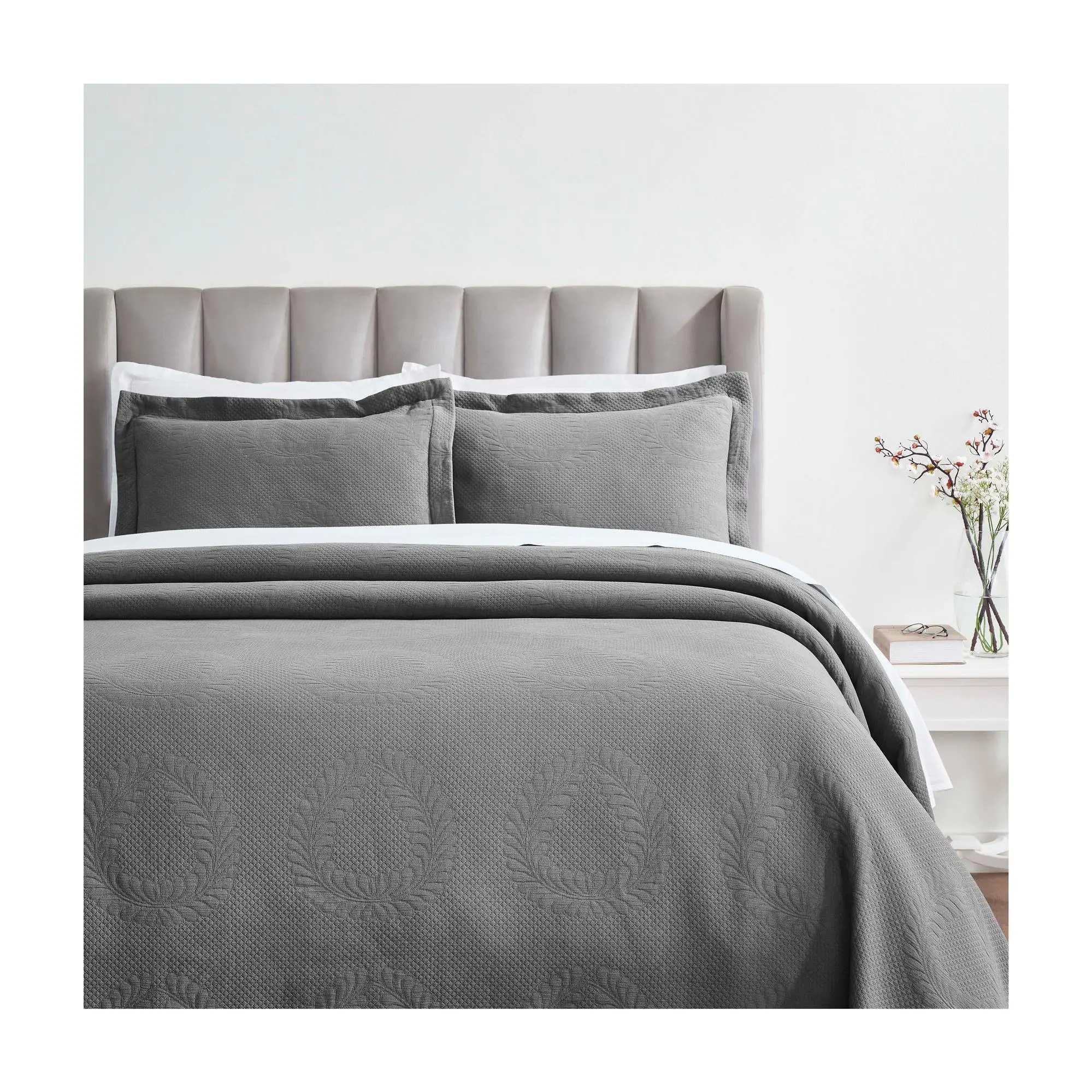 Superior Peploi Cotton Bedspread and Sham Set,Queen