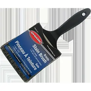 Dynamic HB215010 4 in. 100% Bristle Stain Brush for Interior Use