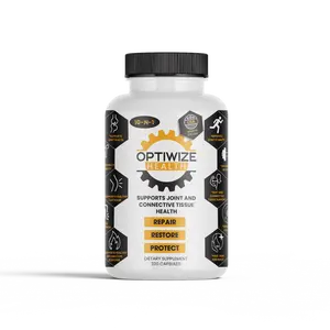 OptiWize 10-N-1 Joint Support Supplement with Glucosamine, Chondroitin, MSM, Hyaluronic Acid, Omega-3 & Vitamin C for Men & Women Made in USA 320 Capsules - Healthy Fitness Dietary