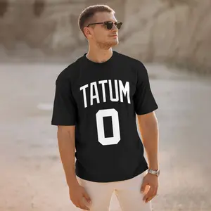 Jayson Tatum Men's 100% Cotton Casual Short Sleeve Menswear Soft