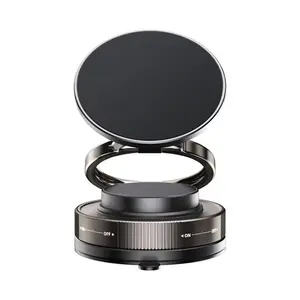 Vacuum magnetic mobile phone stand, 360° foldable multi-angle adjustable suction cup stand, suitable for cars, bathrooms and all smartphones. Vehicle suction cup - vacuum adsorbs - universal navigation magnetic fixed desktop stand