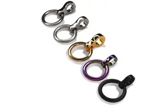 Multiple Colors Available Removable O Ring Stainless Steel Ring, O Ring, Slide Over Style for 6mm and 8mm Cuffs and Collars