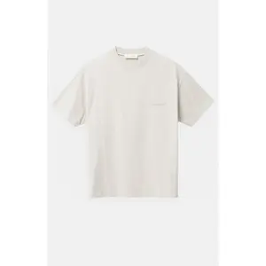 Fear of God ESSENTIALS Men's Heather Oatmeal Classic Short Sleeve T-Shirt