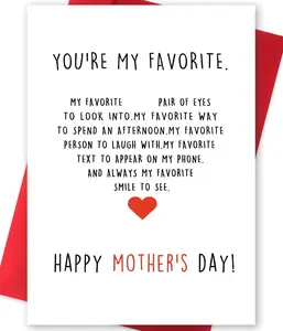 Mother Day Gift  Romantic Mother Day Cards Gifts for Mom, Cheeky Mothers Day Card from Husband, Funny Father Day Card for Him, Happy Mother’s Day Birthday Card for Lover