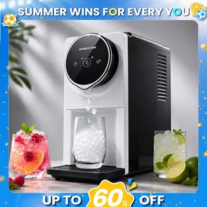 Antarctic Star Gen 2 Nugget Ice Maker Countertop – Soft Chewable Pellet Ice Machine with Auto Ice Dispense, Self-Cleaning, Touchscreen, 33Lbs/24H, 1.8L Water Tank, Portable for Home Kitchen Office