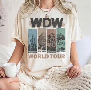 Adult and Youth Magic Kingdom Comfort Colors/Gildan Shirt Vintage Walt Magic Kingdom World Shirts Classic Mickey and Friends Toddler Magic Kingdom Tee, Adult - Youth - Toddler Magic Kingdom Matching Trip