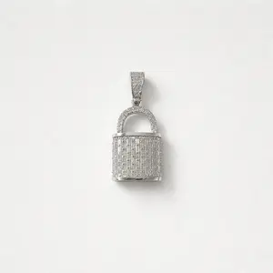 925 Padlock pendant