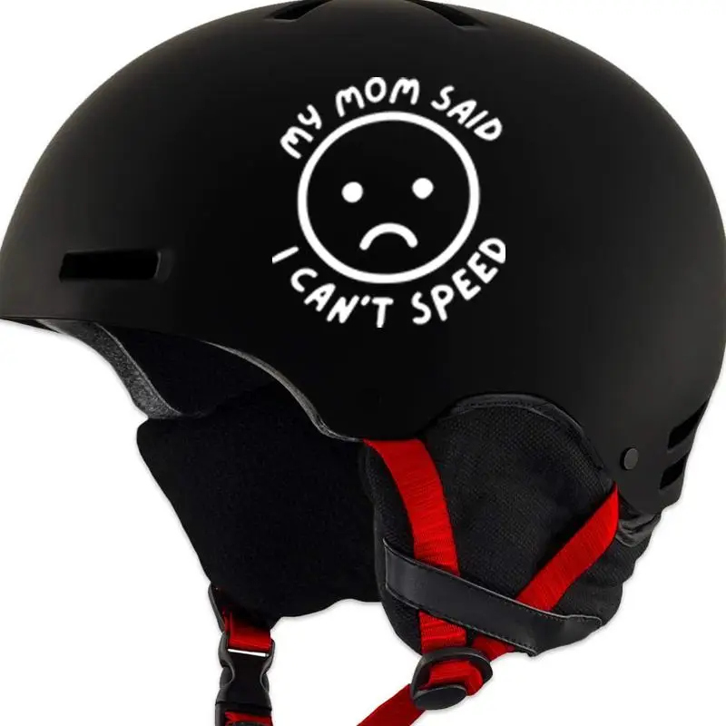 Funny Face Pattern Car Body Sticker, I Can't Speed Up Design Car Window Sticker, Car Exterior Decoration Accessories, Car Accessories