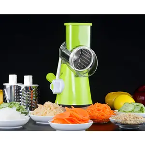 Vegetable slicer, circular slicer, potato julienne, carrot shredder, cheese