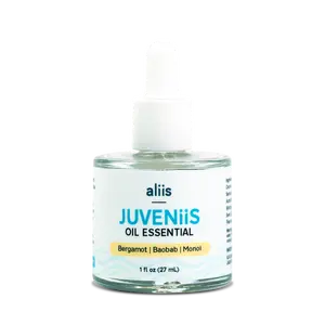 Aliis Juveniis Oil Essential - Bergamot Baobab Monoi Hair & Skin Oil - Lightweight Hydrating Formula - 1 fl oz - For Combination Hair & Skin Care