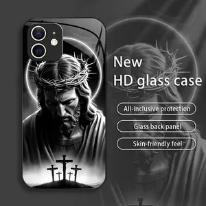 Suitable for [iPhone 11] Jesus New stylish high quality glass protective case affordable anti-drop anti-fingerprint 995