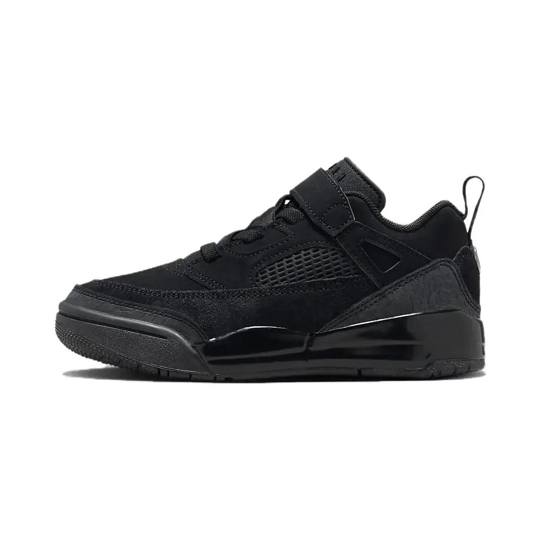 Jordan Spizike Anti-Slip Wear-Resistant Low-Top Children's Basketball Shoes Black Children Aged 3-7 Years Old Durable FQ3951-001