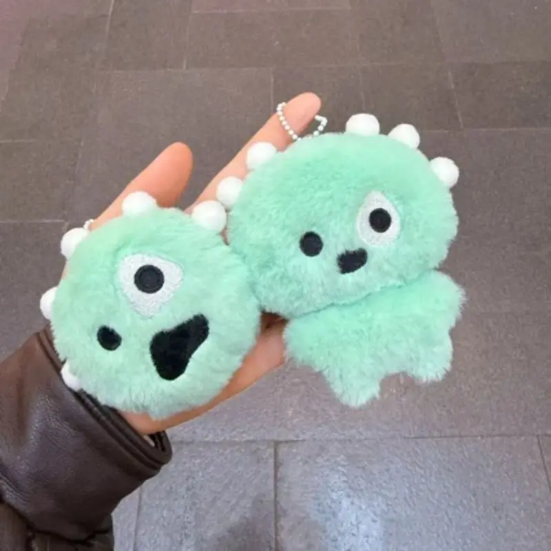 Cute Skull Plush Hanging Ornament, Adorable Skull Doll, Super Cute Skull Backpack Charm Decorative Toy, Soft Stuffed, Huggable Collectible, Cute Collectible, 1/5pcs Set