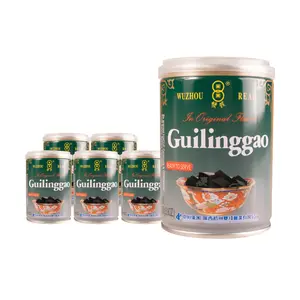 Guilin Turtle Jelly (Guilinggao) - Authentic Guangxi Flavor, Original Taste, 6 Cans (250g Each) - Herbal Jelly Dessert, Grass Jelly, Black Jelly