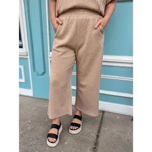 Taupe Quilted Pant