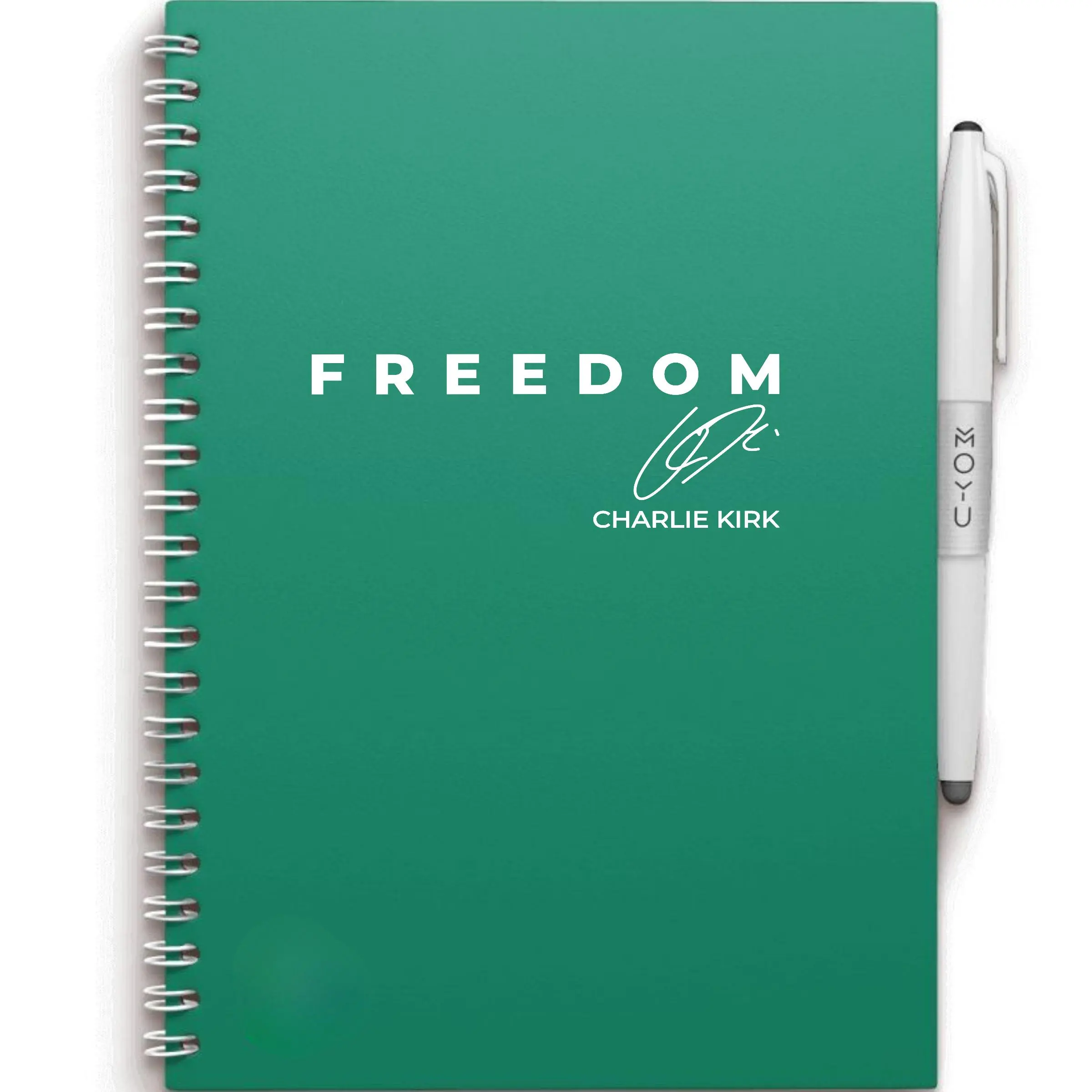 Charlie Kirk Freedom Vinyl Sticker, Patriotic Tribute Memorial Decal, American Hero Signature Sticker, Political Activism Graphic, Premium Vinyl Sticker for Laptops, Cars, and Water Bottles