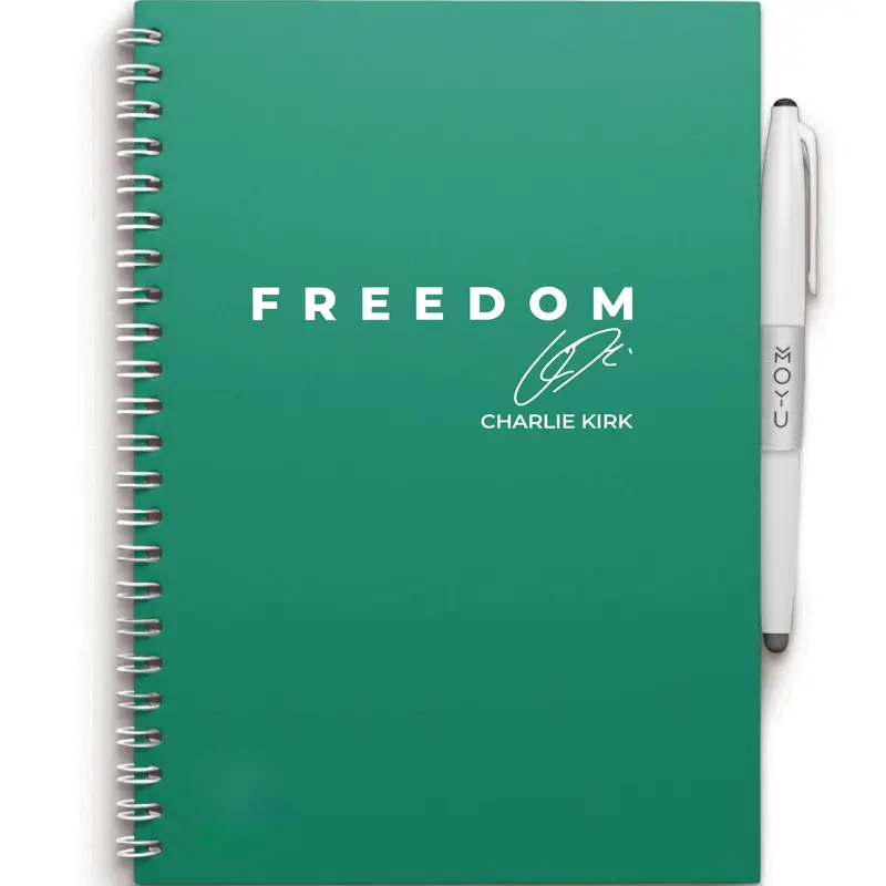 Charlie Kirk Freedom Vinyl Sticker, Patriotic Tribute Memorial Decal, American Hero Signature Sticker, Political Activism Graphic, Premium Vinyl Sticker for Laptops, Cars, and Water Bottles