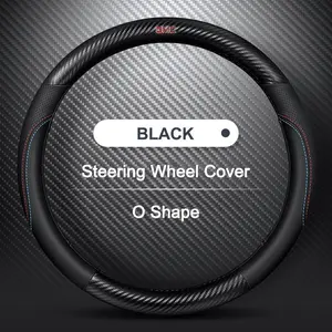 Car Anti-Slip Leather Steering Wheel Cover, Compatible with Chevrolet Gmc, Durable Design, Easy Installation, Perfect Fit, Car Accessories